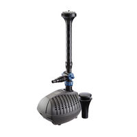 Produktbild von Oase Aquarius Fountain Set Eco 5500 Wasserspiel-Komplettset für den Teich in Schwarz