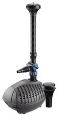 Oase Aquarius Fountain Set Eco 7500 Wasserspiel-Komplettset für den Teich mit Edelstahl-Elementen in Schwarz – Bild 1 von 13