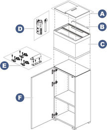 Produktbild von Oase Beschlagset StyleLine 85