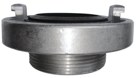 Oase C-Kupplung mit Außengewinde 1 1/2 Zoll aus Aluminium in Silber – Bild 1 von 3