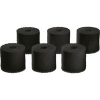 Produktbild von Oase Carbon Vorfilterschaum Set für BioMaster 45 Aquarium Außenfilter 6 Stück Schwarz