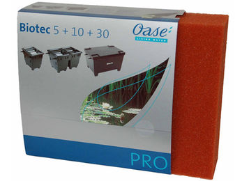 Oase Ersatzschwamm rot für BioTec 5 10 30 Gartenteichfilter – Bild 1 von 7