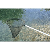 Produktbild von Oase Fischkescher aus Aluminium mit 9 mm Maschenweite in Grau und Schwarz