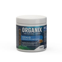 Produktbild von Oase Organix Cichlid Granulate M 250 ml Aquarienfutter für Buntbarsche und Süßwasserfische mit MSC-zertifizierten Inhaltsstoffen - 250 ml