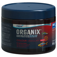 Produktbild von Oase Organix Micro Colour Granulat Fischfutter mit Lachs, Garnele und Hering 150 ml - 150 ml