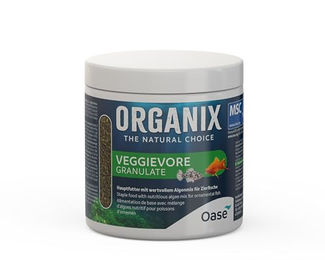 Produktbild von Oase Organix Veggie Granulat Fischfutter für Zierfische 500 ml MSC-zertifiziert ohne tierisches Protein - 500 ml