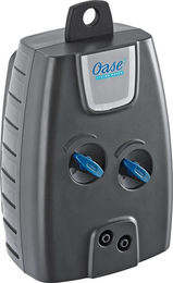 Oase OxyMax 400 Luftpumpe für Fisch Aquarien mit 400 l/h und 2 x 2 m Schlauch – Bild 1 von 9