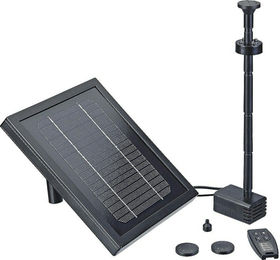 Oase PondoSolar 250 Control Solar-Wasserspiel-Set für den Teich in Schwarz aus Kunststoff – Bild 1 von 5