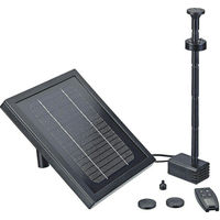 Produktbild von Oase PondoSolar 250 Control Solar-Wasserspiel-Set für den Teich in Schwarz aus Kunststoff
