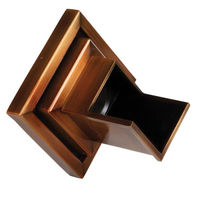 Produktbild von Oase Wasserspeier Wand Rhombus aus Metall in Kupfer Braun für den Teich