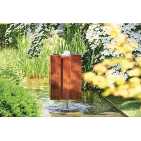 Produktbild von Oase Wasserspiel Cube 90 CS für Süßwasser aus Metall in Braun und Gold