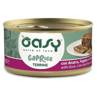 Produktbild von Oasy Caprice Katzen Nassfutter Terrine mit Entenleber und Gemüse 85g