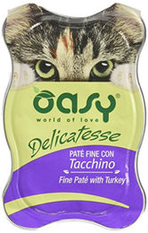 Oasy Delicatesse Fine Paté Truthahn Nassfutter für Katzen 85g – Bild 1 von 1
