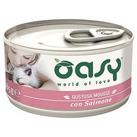 Produktbild von Oasy Katzen-Mousse mit Lachs 85 g Dose