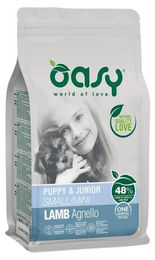 OASY One Animal Protein Trockenfutter für kleine Hunde Welpe und Junior mit Lamm Monoprotein ohne Soja 2,5kg – Bild 1 von 1