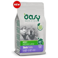 Produktbild von Oasy One Trockenfutter für ausgewachsene Hunde mit Ente, 12 kg