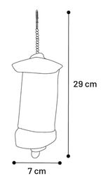 Oca Flamingo Intelligenzspielzeug aus Bambus für Sittiche und Papageien Braun 29cm – Bild 1 von 2