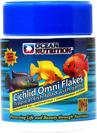 Produktbild von Ocean Nutrition Cichlid Omni Flakes Fischfutter für Buntbarsche 34g - 34 g