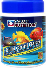 Produktbild von Ocean Nutrition Cichlid Omni Flakes Fischfutter für Buntbarsche 71g - 71 g