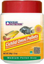 Produktbild von Ocean Nutrition Cichlid Omni Pellets Süßwasser Fischfutter für Buntbarsche 200g - 200 g