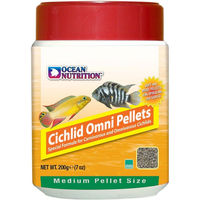 Produktbild von Ocean Nutrition Cichlid Omni Pellets Süßwasser Fischfutter für Buntbarsche 200g - 200 g