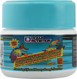 Produktbild von Ocean Nutrition Community Formula Crumbles Granulat für Süßwasser Tropenfische 75g