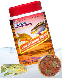 Ocean Nutrition Omni Cichlid-Flocken für Buntbarsche 156 g - 156 g – Bild 1 von 9