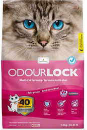 Produktbild von ODOURLOCK Katzenklumpstreu Babypuder 2 x 12 kg - 2 x 12 kg