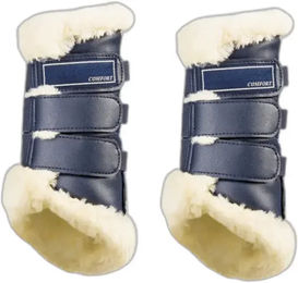 Produktbild von Offene Vorderbeingamaschen Lami-Cell Comfort aus Kunstleder Blau Größe S