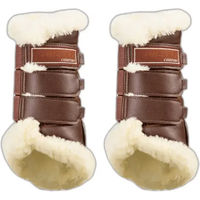 Produktbild von Offene Vorderbeingamaschen Lami-Cell Comfort aus Kunstleder in Braun Größe S