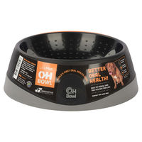Produktbild von Oh Bowl LickiMat Futternapf für Hunde mit Zungenreiniger Schwarz Größe M