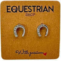 Produktbild von Ohrringe für Damen von Equestrian Shop aus Edelstahl in Gold oder Silber wasserfest