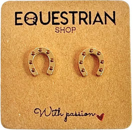 Ohrringe für Damen aus Edelstahl in Gold von Equestrian Shop Moly – Bild 1 von 1
