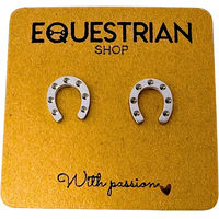 Produktbild von Ohrringe für Damen aus Edelstahl von Equestrian Shop Moly in Gold oder Silber