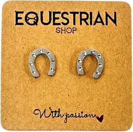 Produktbild von Ohrringe für Damen aus Edelstahl von Equestrian Shop Popy in Gold oder Silber