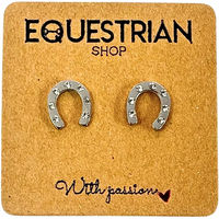 Produktbild von Ohrringe für Damen aus Edelstahl von Equestrian Shop Popy in Gold oder Silber