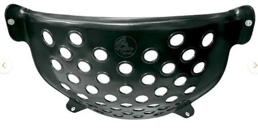 OK-Plast Eck-Heuspender XL 300 Liter Heuraufe aus Kunststoff Schwarz - 300 l – Bild 1 von 10
