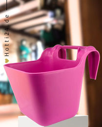 Produktbild von OK Plast Turniertrog Futtertrog zum Einhängen aus Kunststoff Rosa 14 Liter