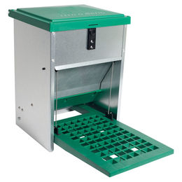Olba Feedomatic Futterautomat für Hühner mit Trittplatte 5kg aus Kunststoff - 5 kg – Bild 1 von 7