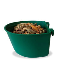 Produktbild von Olba Futternapf aus Kunststoff für Tauben Kaninchen Meerschweinchen und Wachteln in Grün