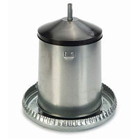Produktbild von OLBA Futtersilo für Hühner aus verzinktem Metall 16x15x25 cm - 2,5 kg