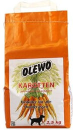 Olewo Karotten Pellets Hund veganes Funktionssnack 2,5 kg - 2,5 kg – Bild 1 von 8