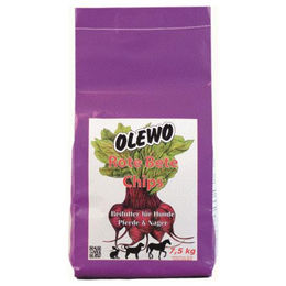 Olewo Rote Bete Chips Ergänzungsfutter für Hunde, Pferde und Nager 7,5kg - 7,5 kg – Bild 1 von 7