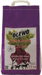 Olewo Rote Bete Chips Nahrungsergänzung für Hunde, Pferde und Nager 2,5 kg - 2,5 kg – Bild 1 von 10