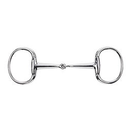 Olivenkopfgebiss aus Edelstahl 14 mm in Silber – Bild 1 von 3
