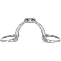 Produktbild von Olivenkopftrense HorseGuard Anir aus Edelstahl in Silber für Pferde