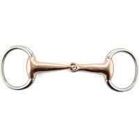Produktbild von Olivenkopftrense Umbria Equitazione für Pferde in Silber oder Gold mit 14,5 cm Gebissweite