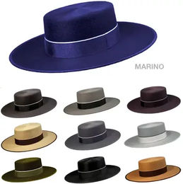 Produktbild von Oliver Hats Wollhut für Damen und Herren Blau 62 cm
