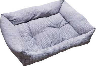 Ollesch Hundebett Helge Silber L 80 x B 60 cm – Bild 1 von 1