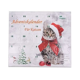 Ollesch Katzenspielzeug Adventskalender für Katzen Bunt aus Pappe – Bild 1 von 4